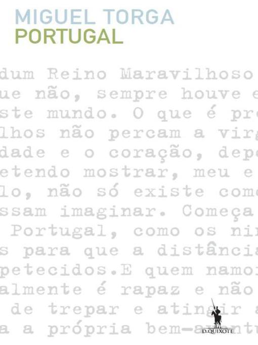 Title details for Portugal by Miguel Torga - Available